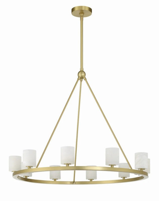 Oragen 10 Light Chandelier Alabaster