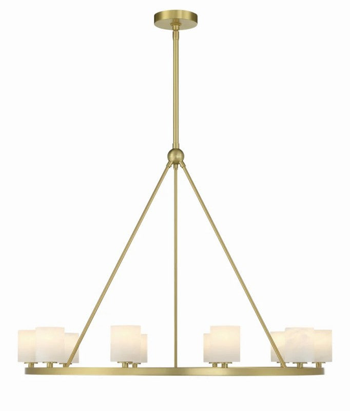 Oragen 10 Light Chandelier Alabaster