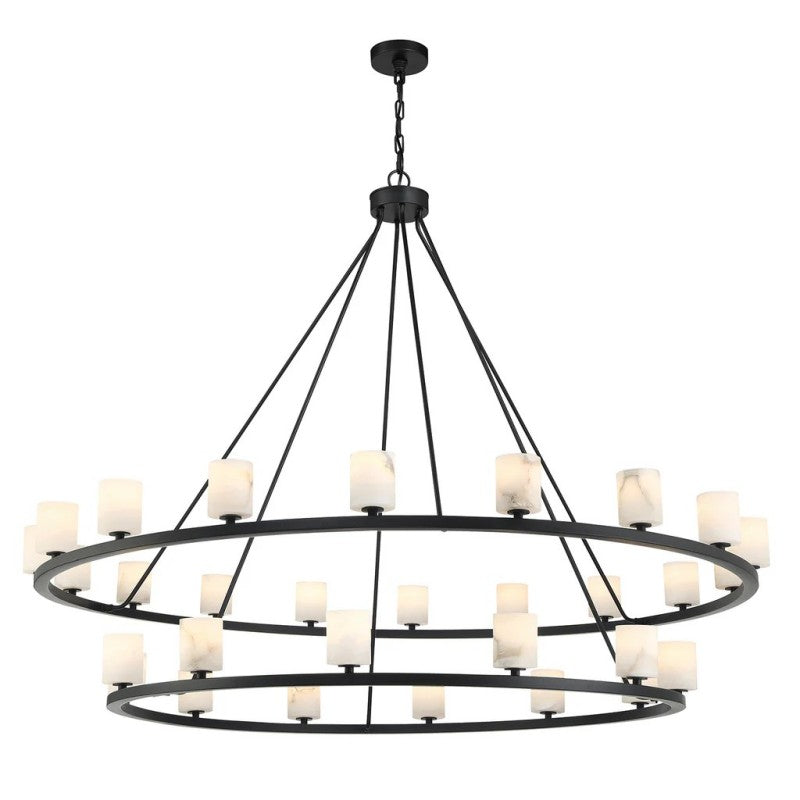 Oragen 30 Light Chandelier Alabaster
