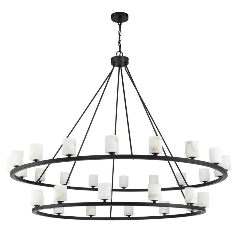 Oragen 30 Light Chandelier Alabaster