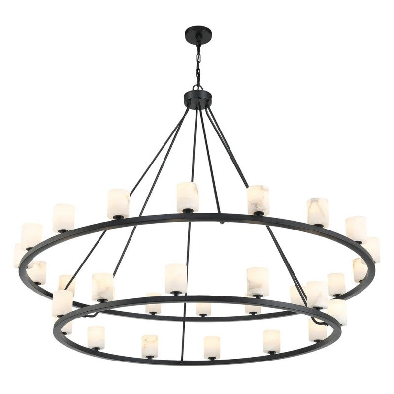 Oragen 30 Light Chandelier Alabaster