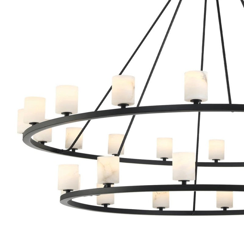 Oragen 30 Light Chandelier Alabaster