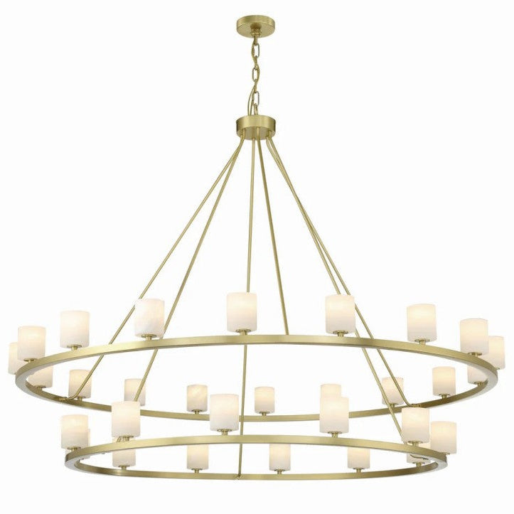 Oragen 30 Light Chandelier Alabaster