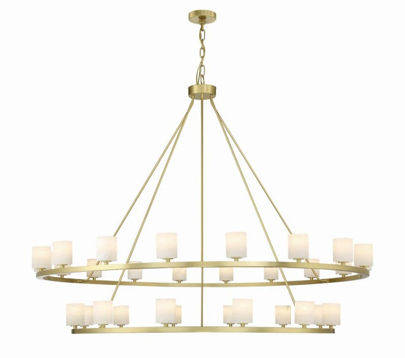 Oragen 30 Light Chandelier Alabaster