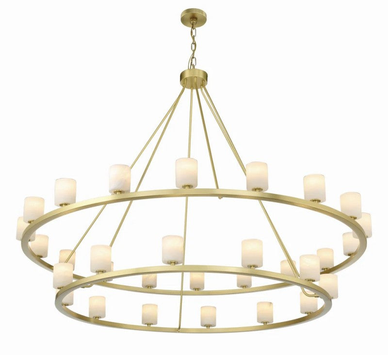 Oragen 30 Light Chandelier Alabaster