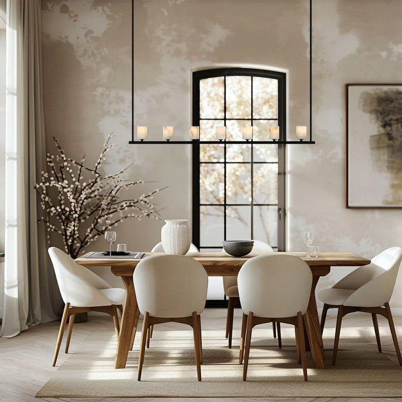 Oragen 7 Light Chandelier Alabaster