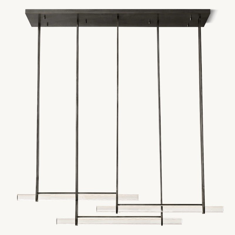 Audubon Triple Bar Linear Chandelier