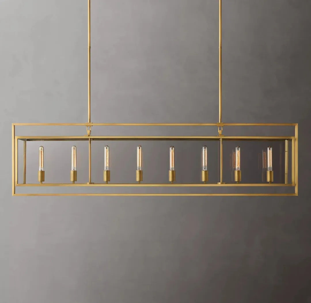 Beckoman Beck Rectangular Chandelier 72"