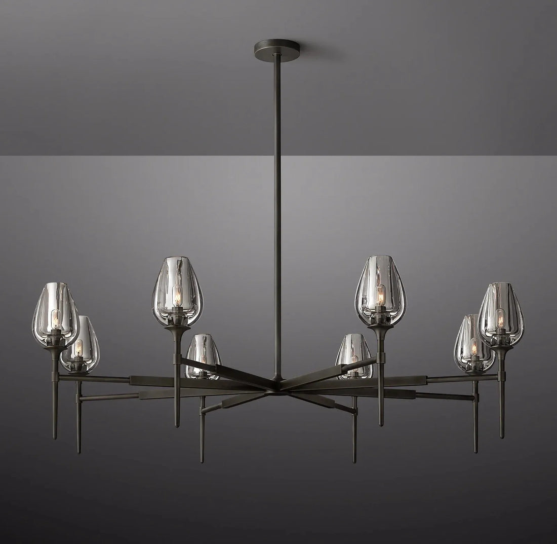 Tulip Round Chandelier 54"