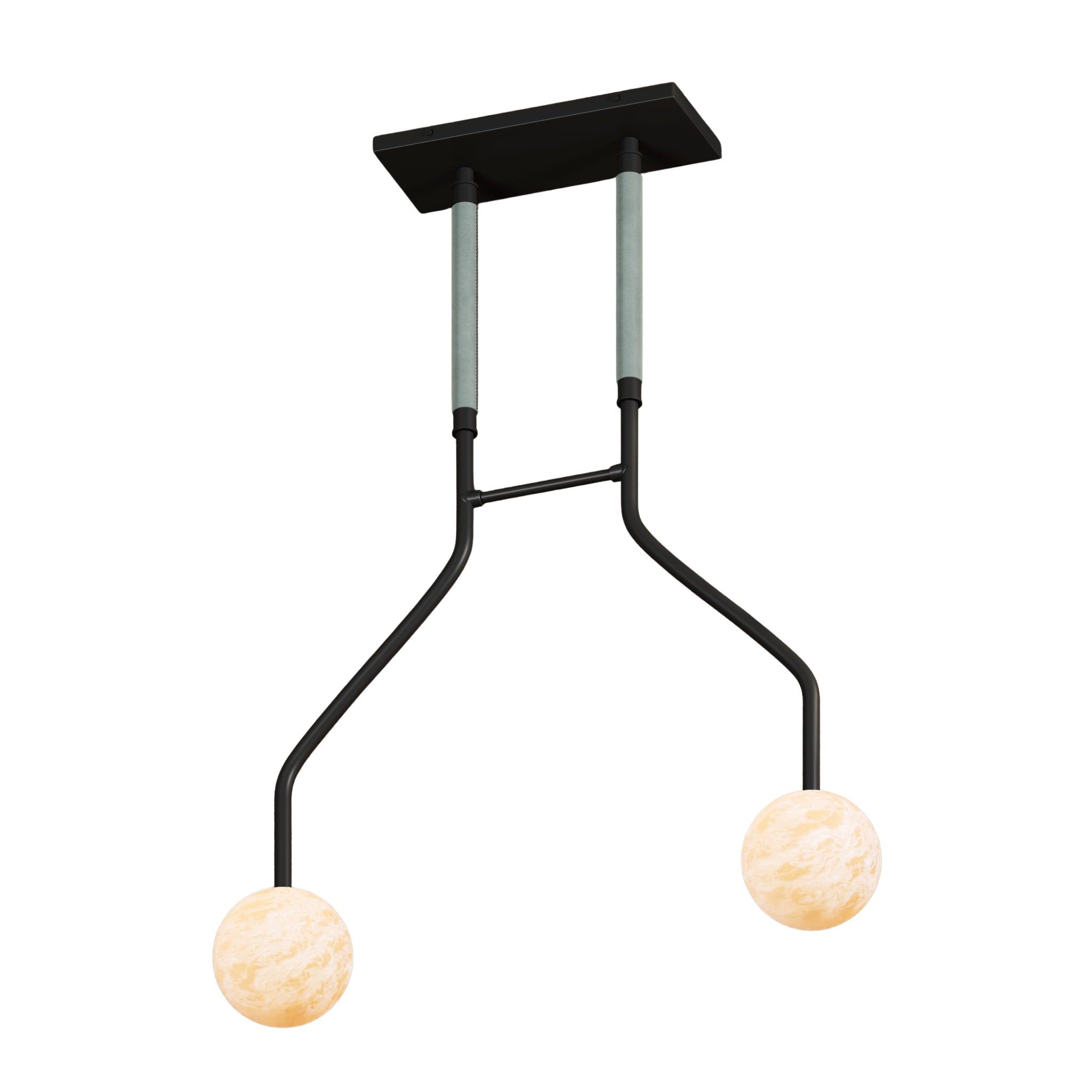 Peaks Alabaster Vanity Pendant