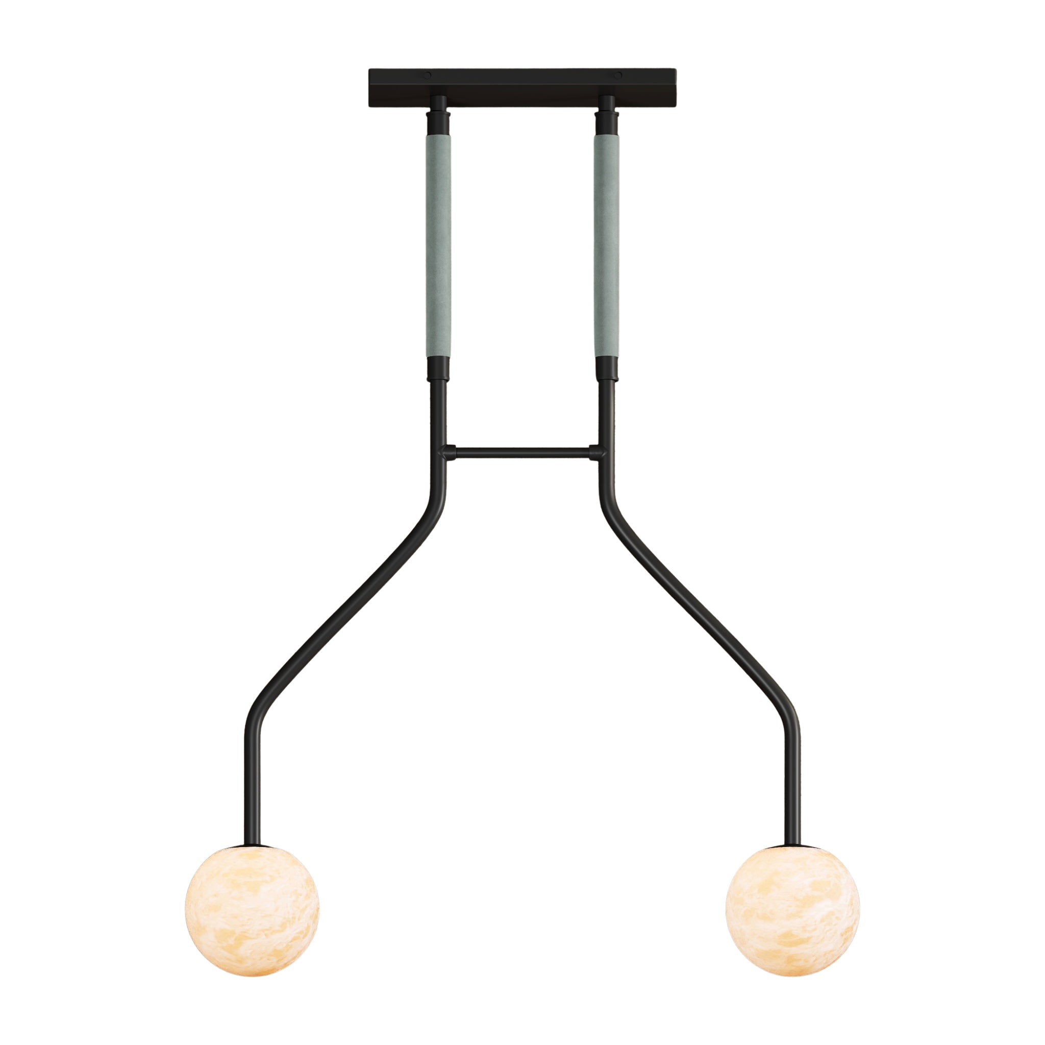 Peaks Alabaster Vanity Pendant