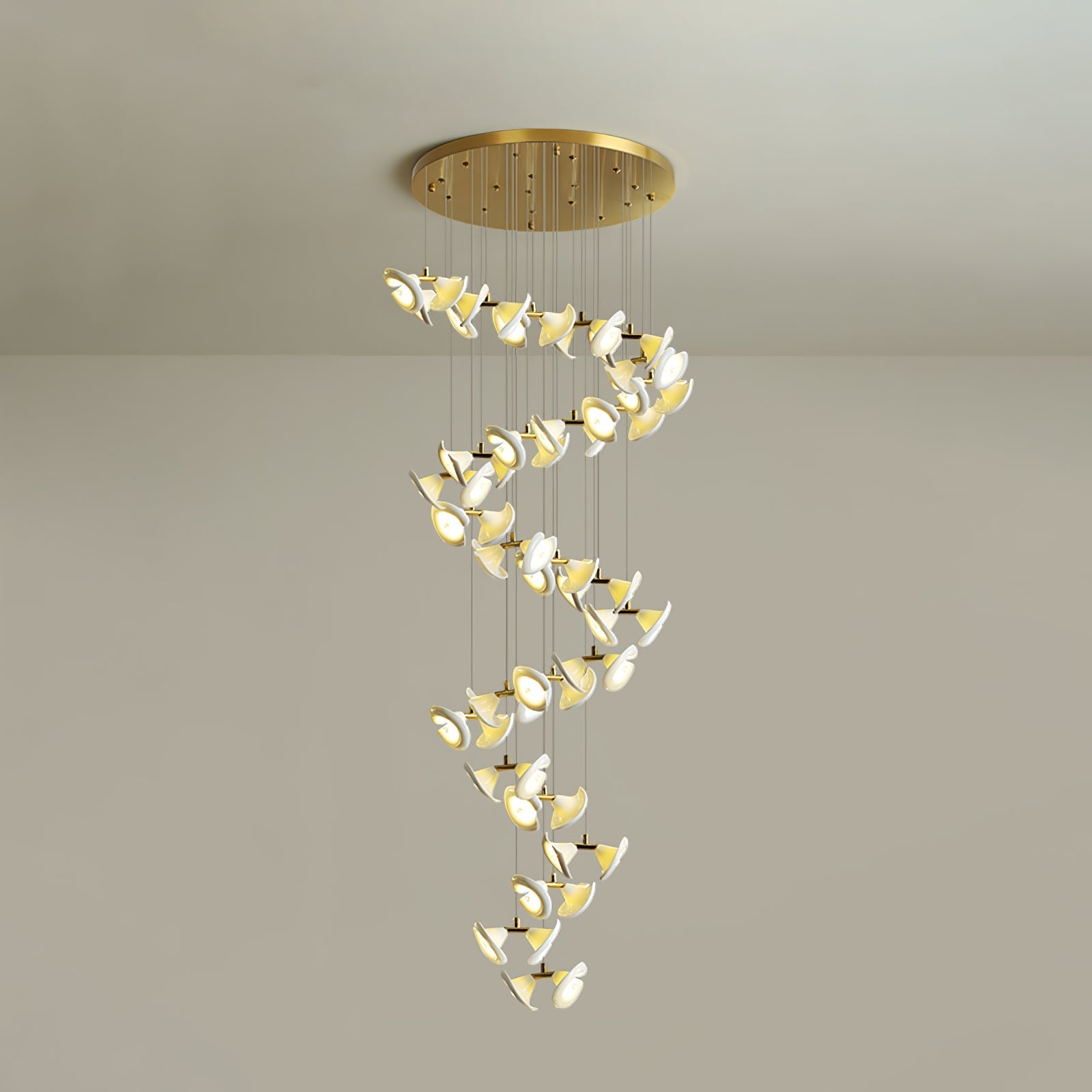 Blossom Double Horn Chandelier