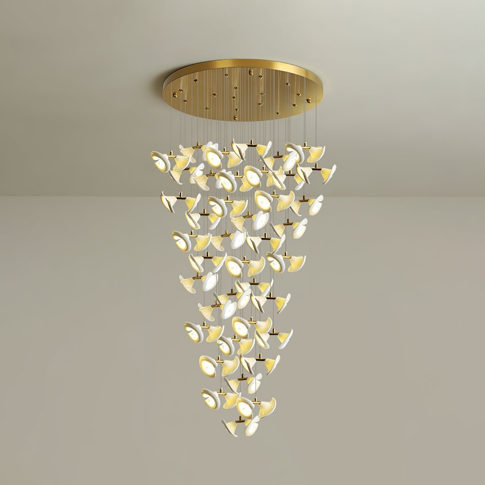 Blossom Double Horn Chandelier