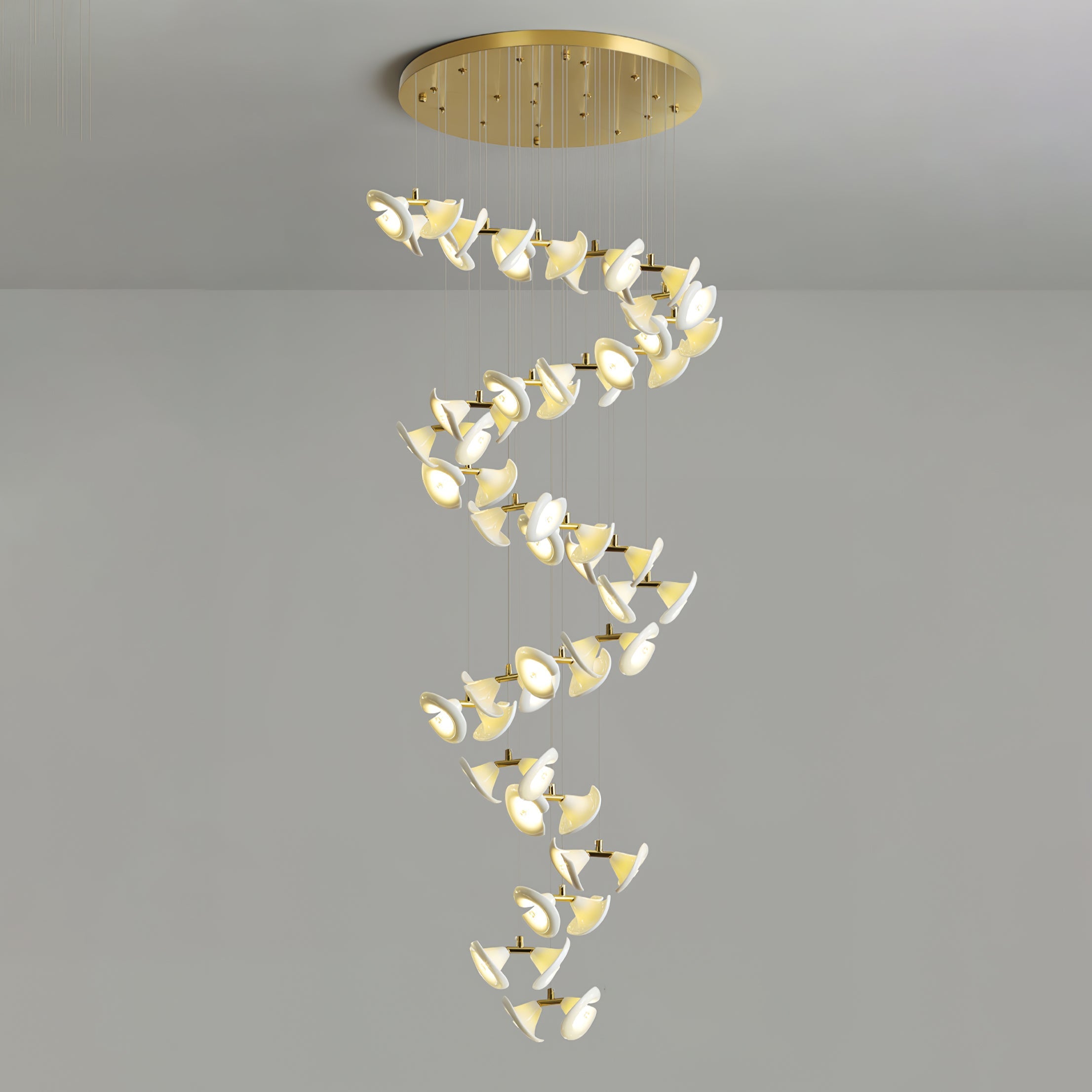 Blossom Double Horn Chandelier
