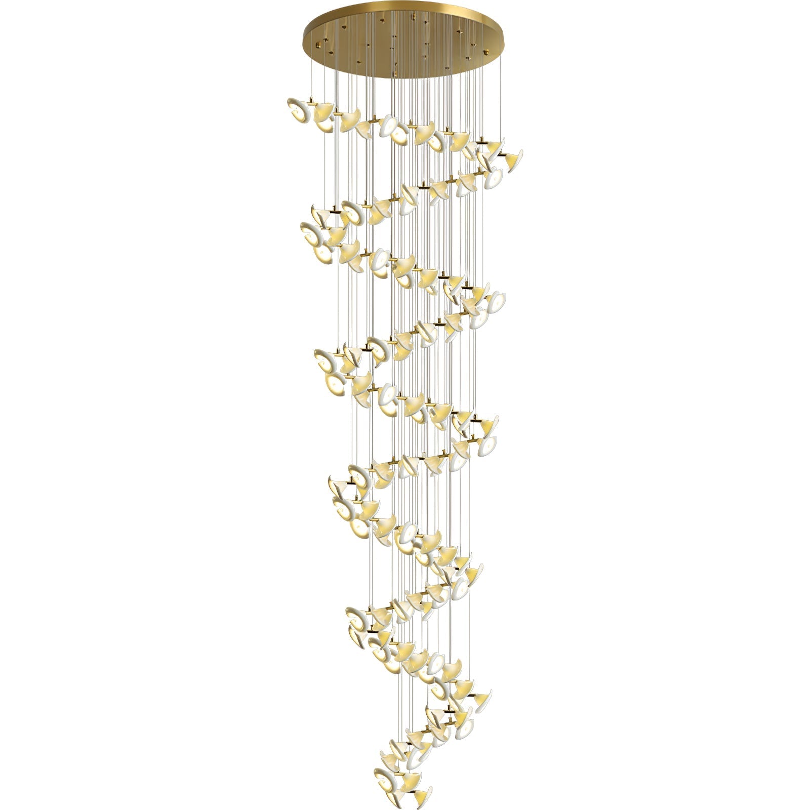Blossom Double Horn Chandelier