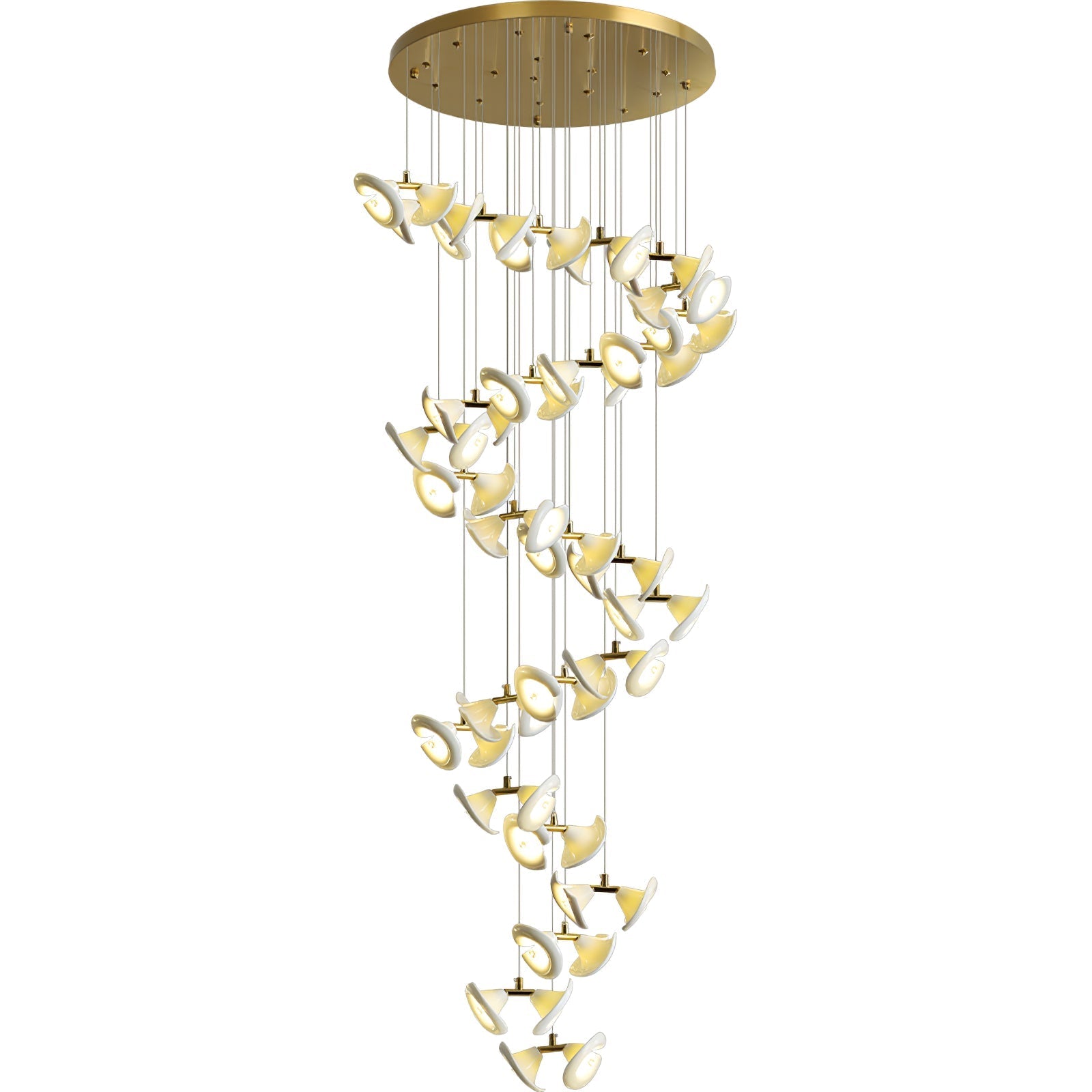 Blossom Double Horn Chandelier