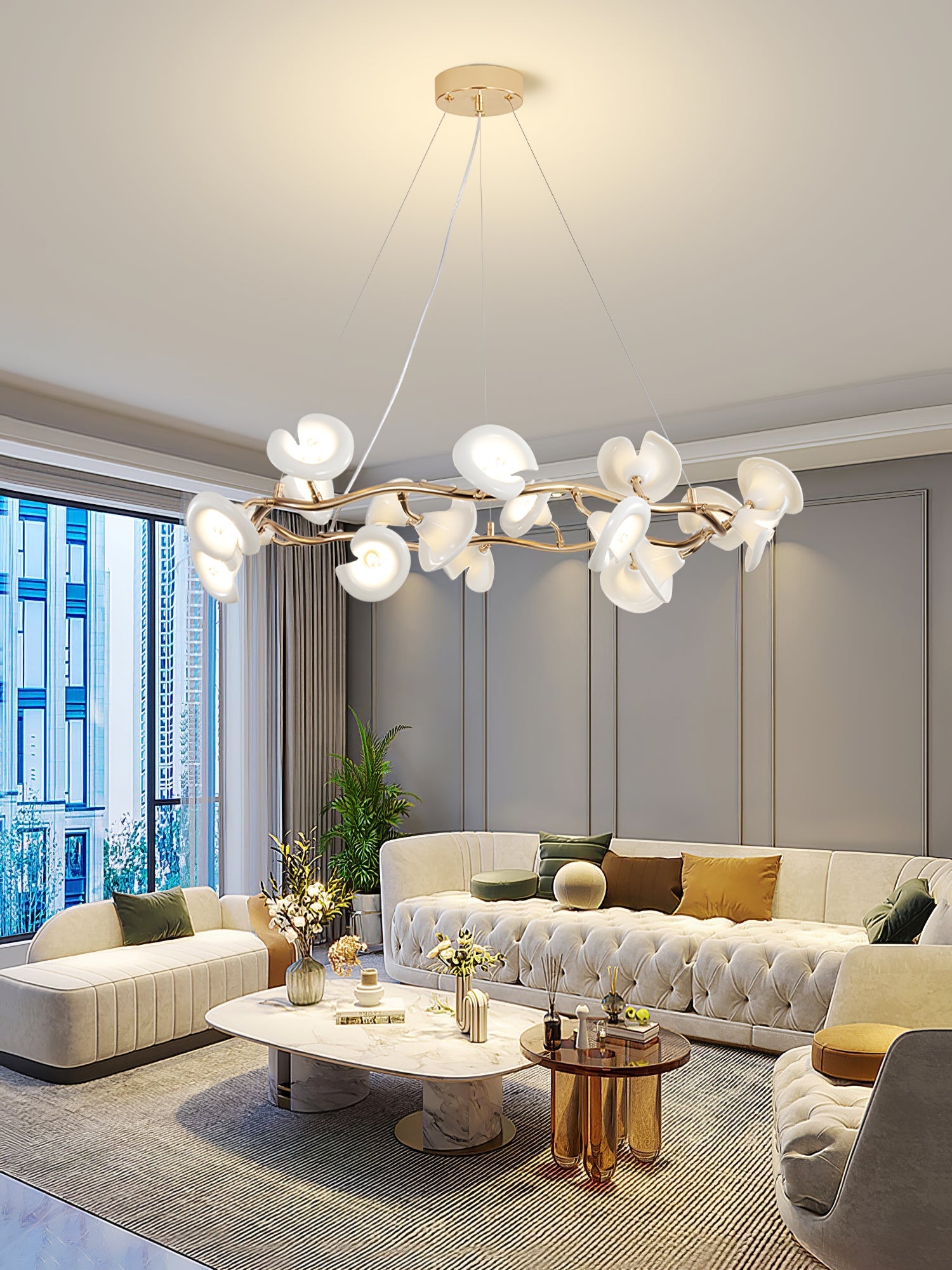 Cerisium Blossom Chandelier