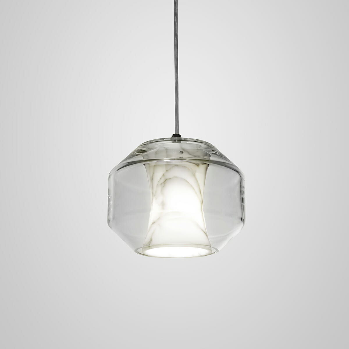 Glass Alabaster Pendant Lamp