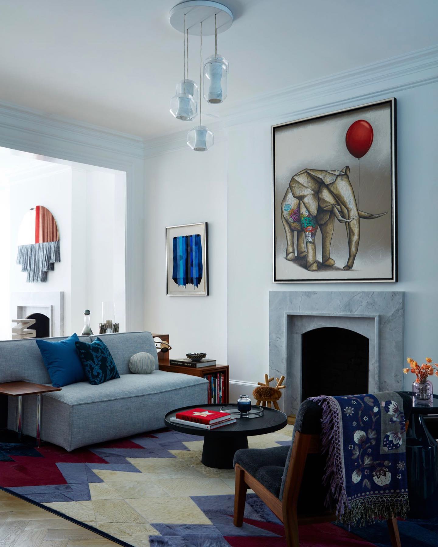 Glass Alabaster Pendant Lamp