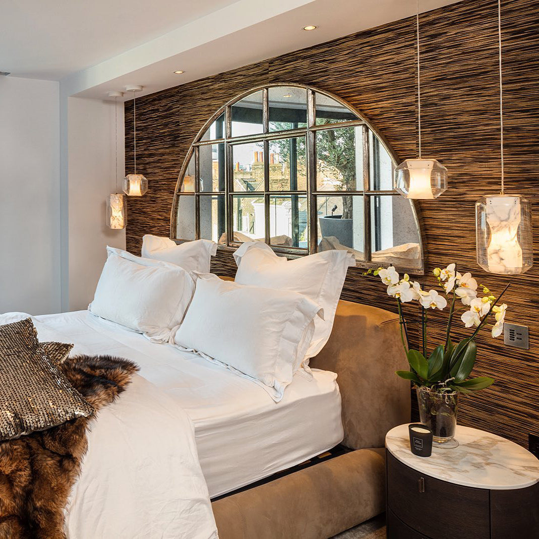 Glass Alabaster Pendant Lamp