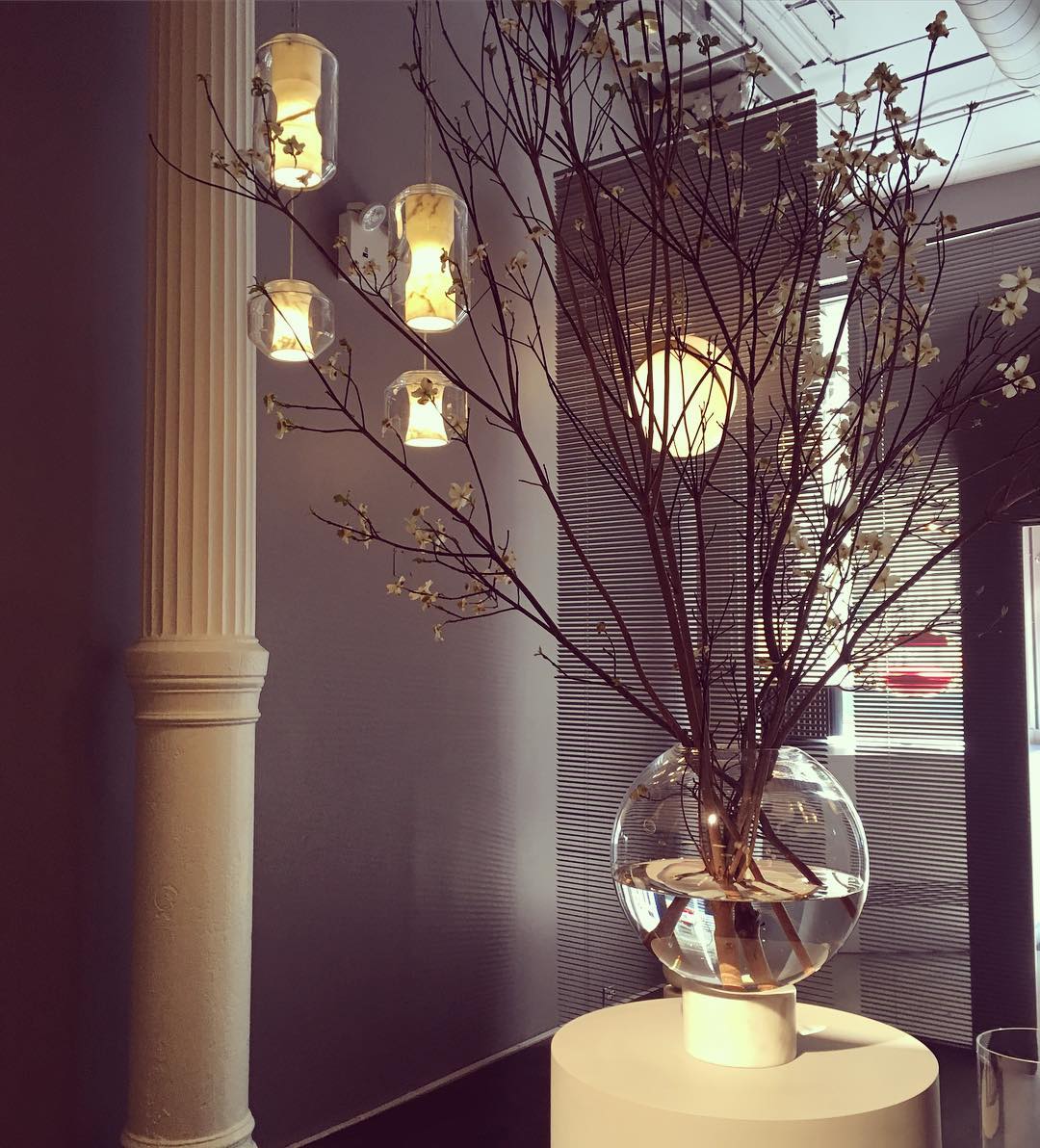 Glass Alabaster Pendant Lamp