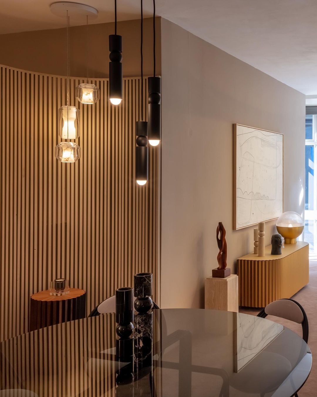 Glass Alabaster Pendant Lamp