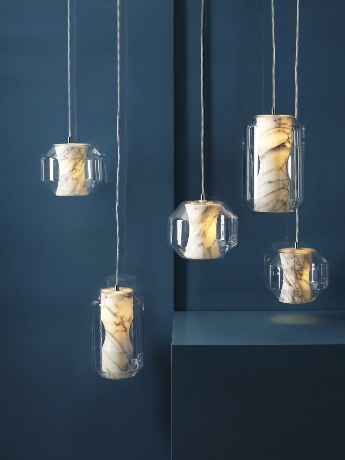 Glass Alabaster Pendant Lamp