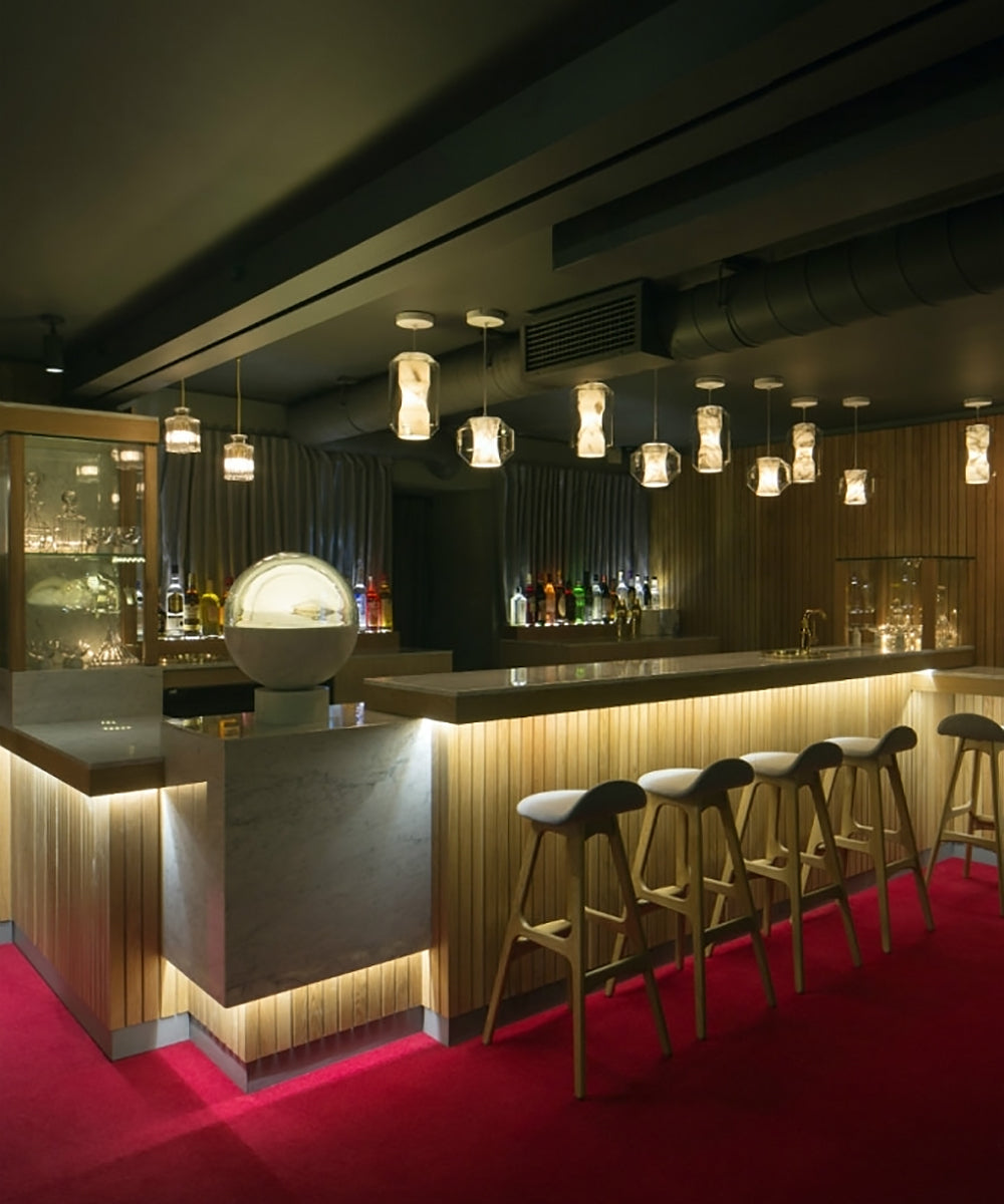 Glass Alabaster Pendant Lamp