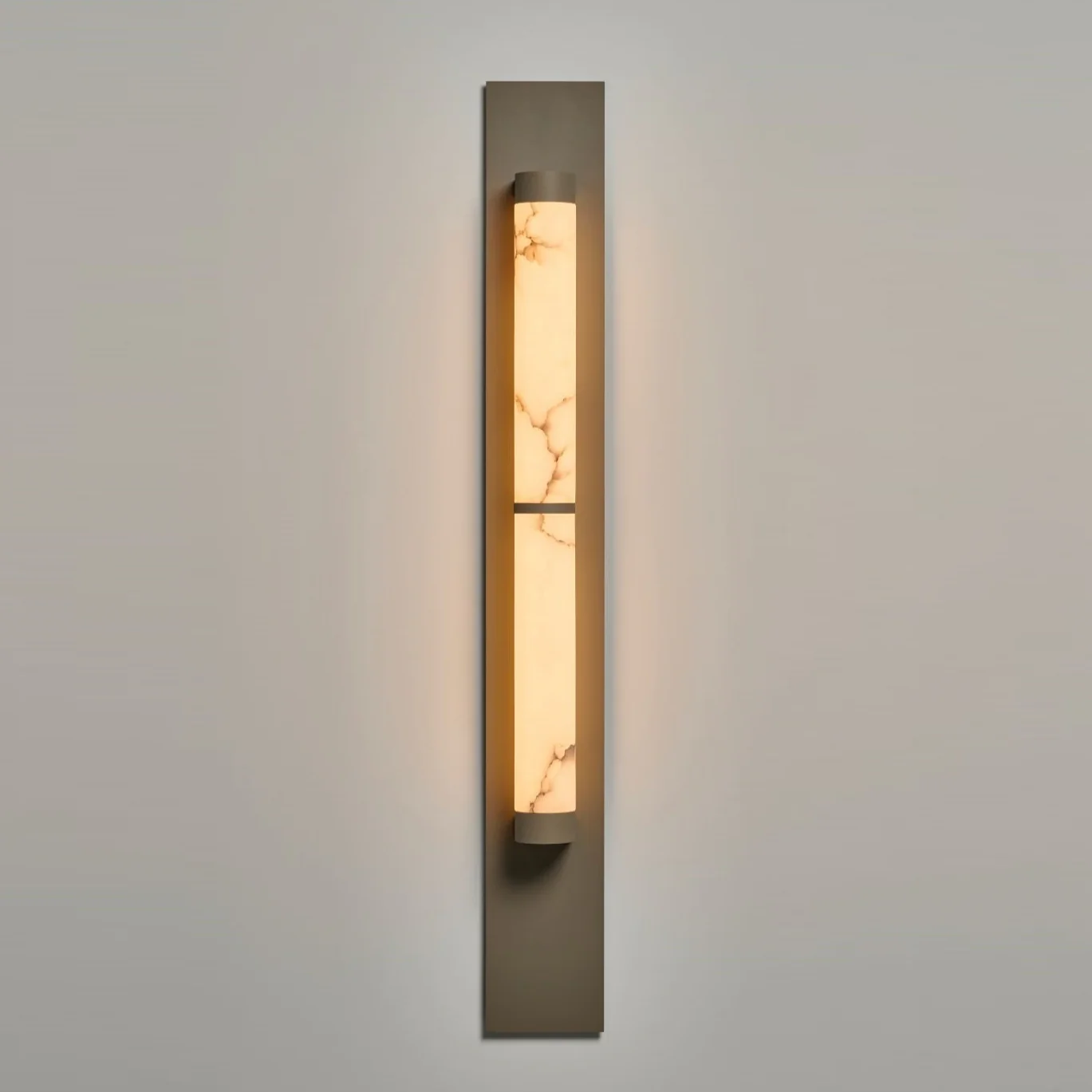 Columnar Alabaster Sconce