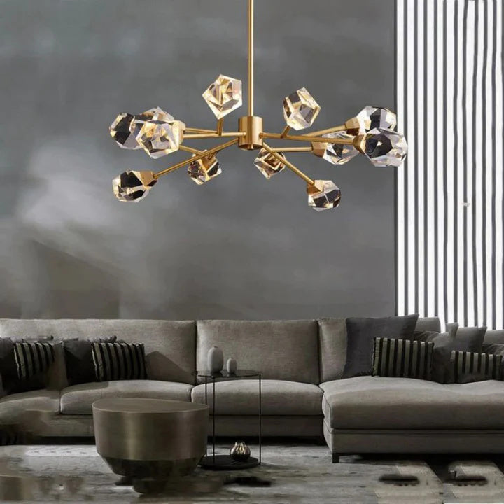 Alane Modern Living Room Bedroom Crystal Chandelier Lighting