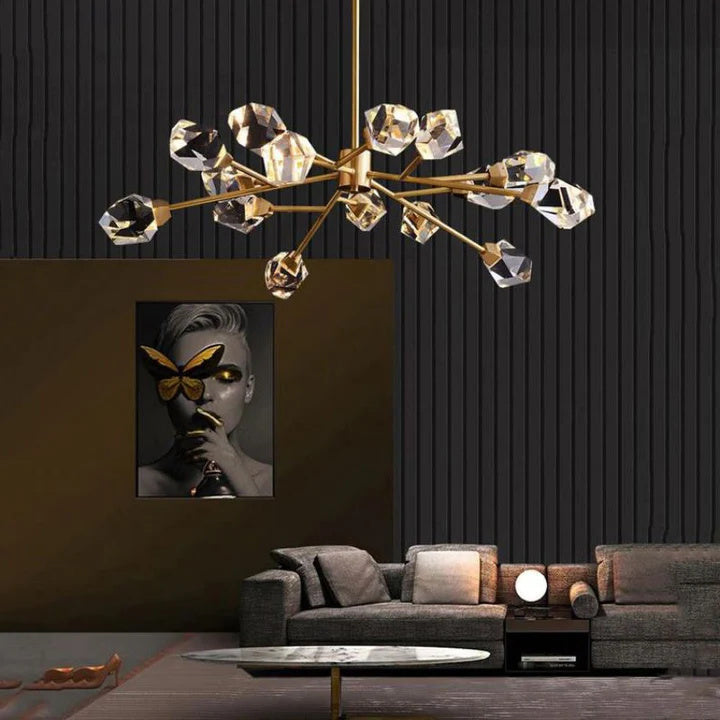 Alane Modern Living Room Bedroom Crystal Chandelier Lighting