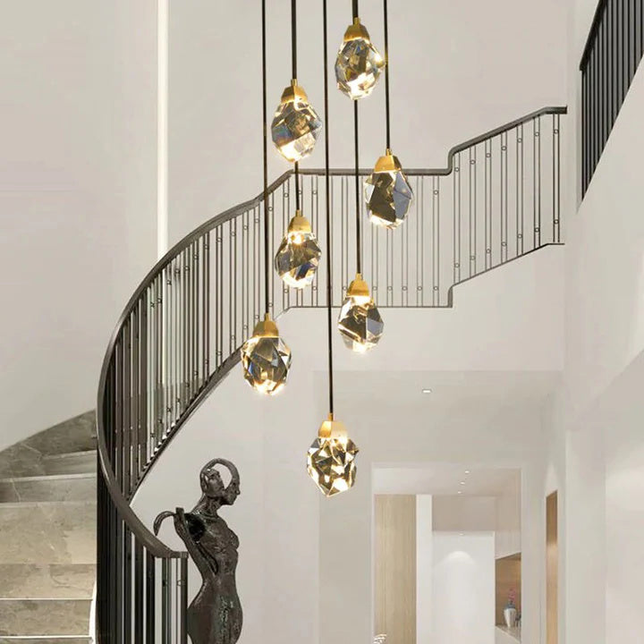 Alane Postmodern Crystal Multi-Lights Pendant Chandelier