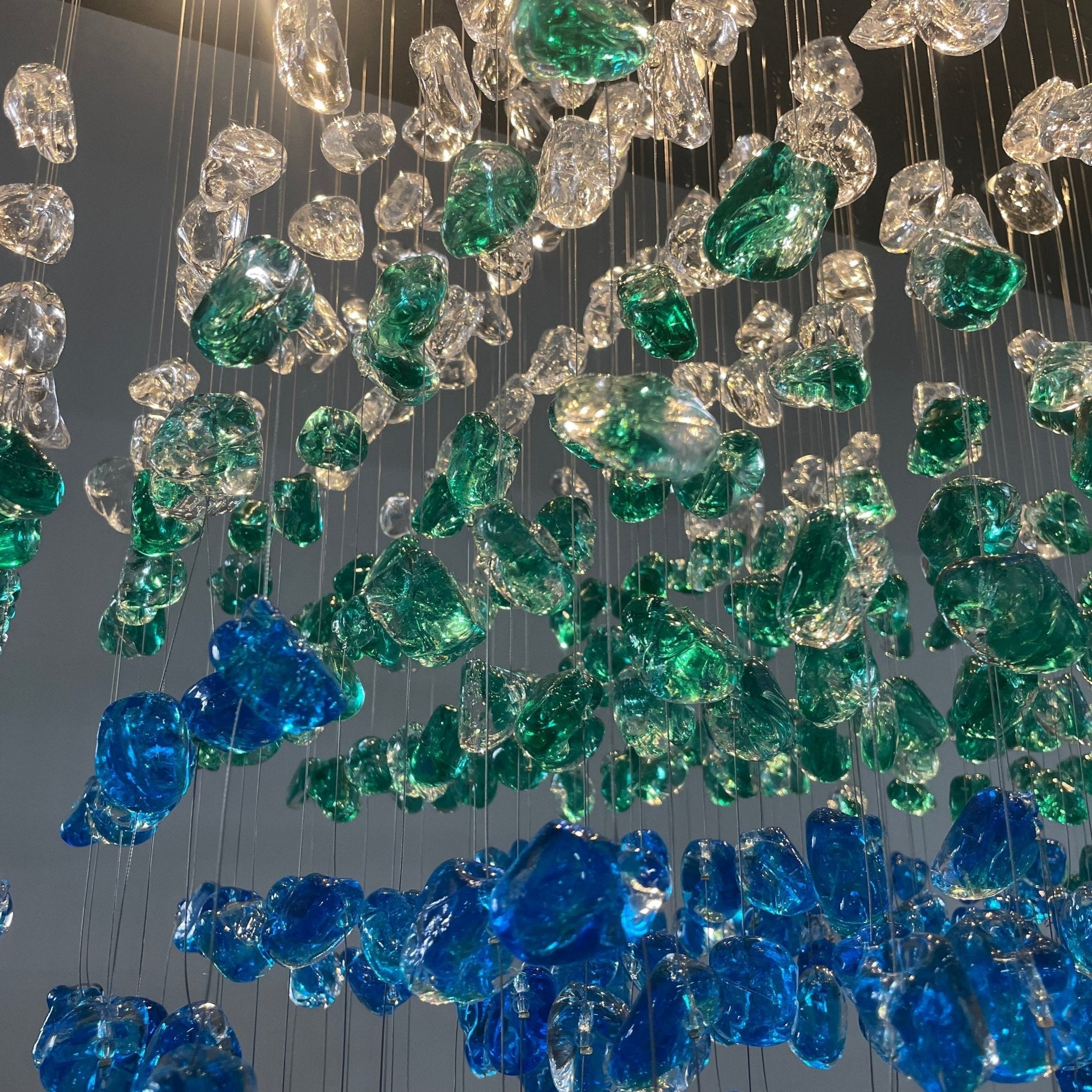 Crystal Stone Chandelier