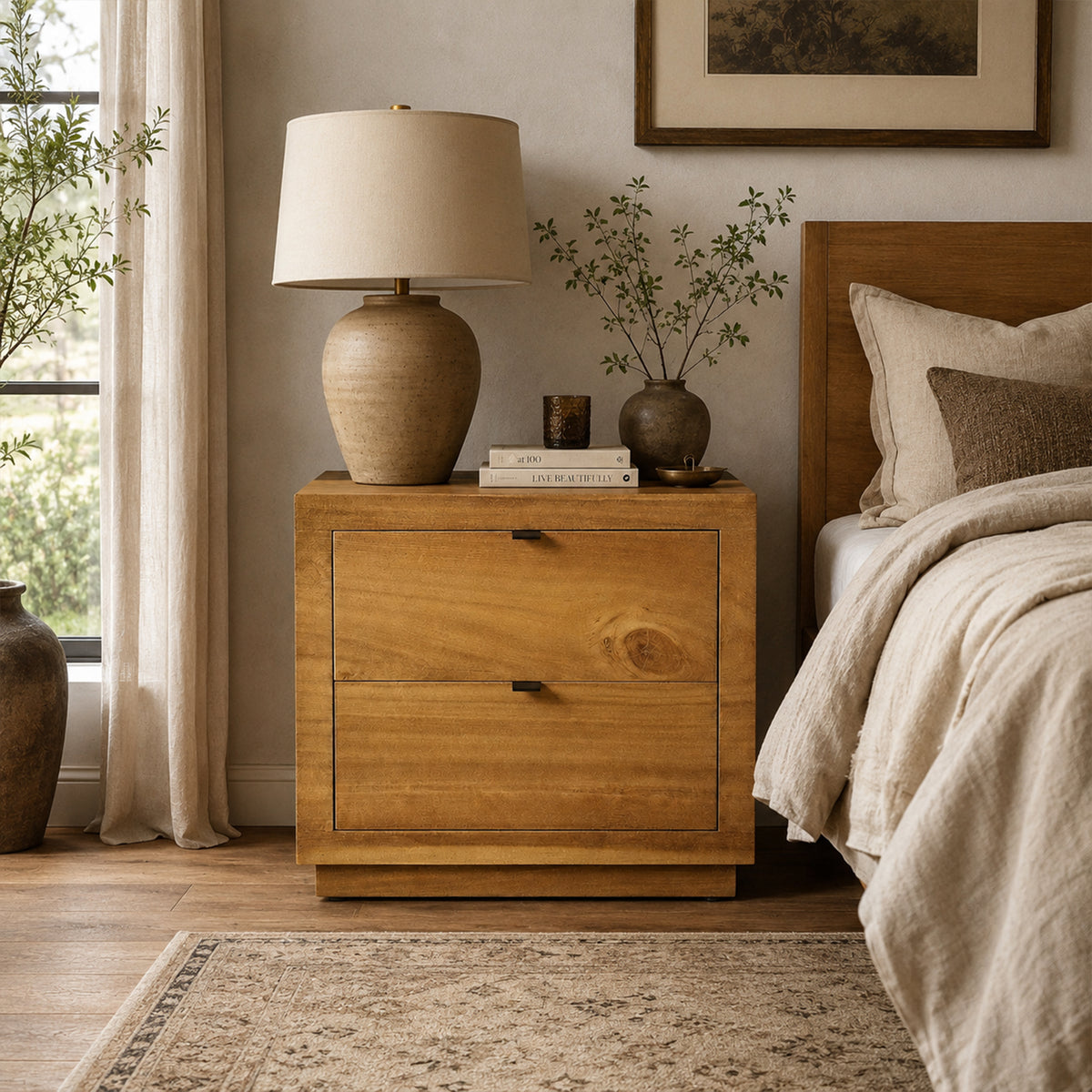 Calacius Closed Nightstand