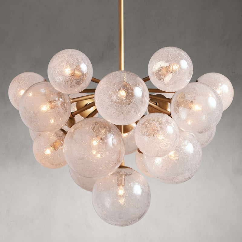Mardena Textured Glass Chandelier