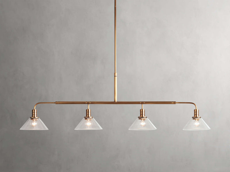 Theriond Cone Cluster Linear Chandelier