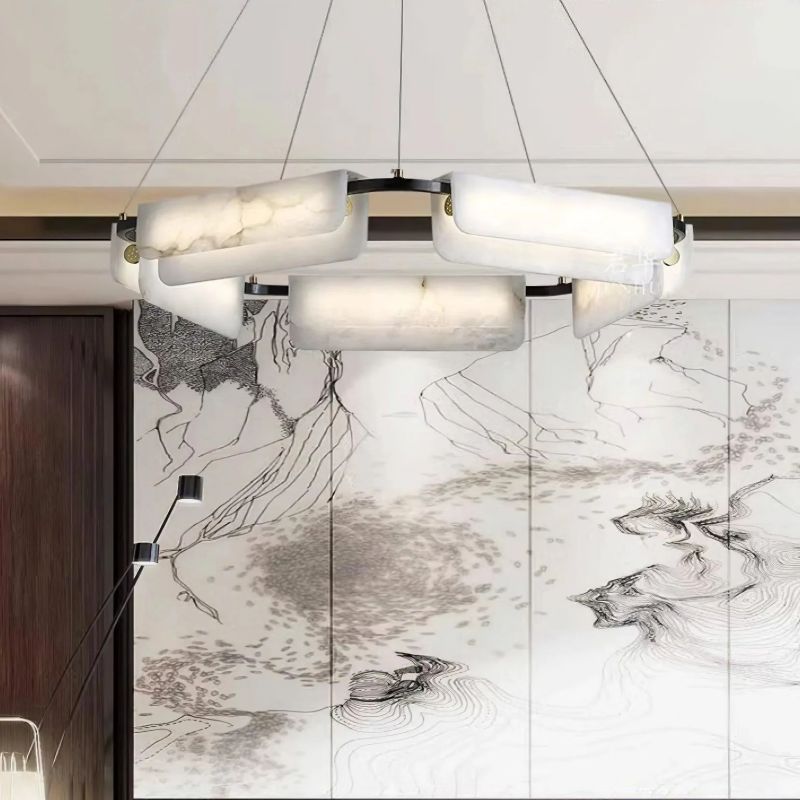 Deli Alabaster Chandelier