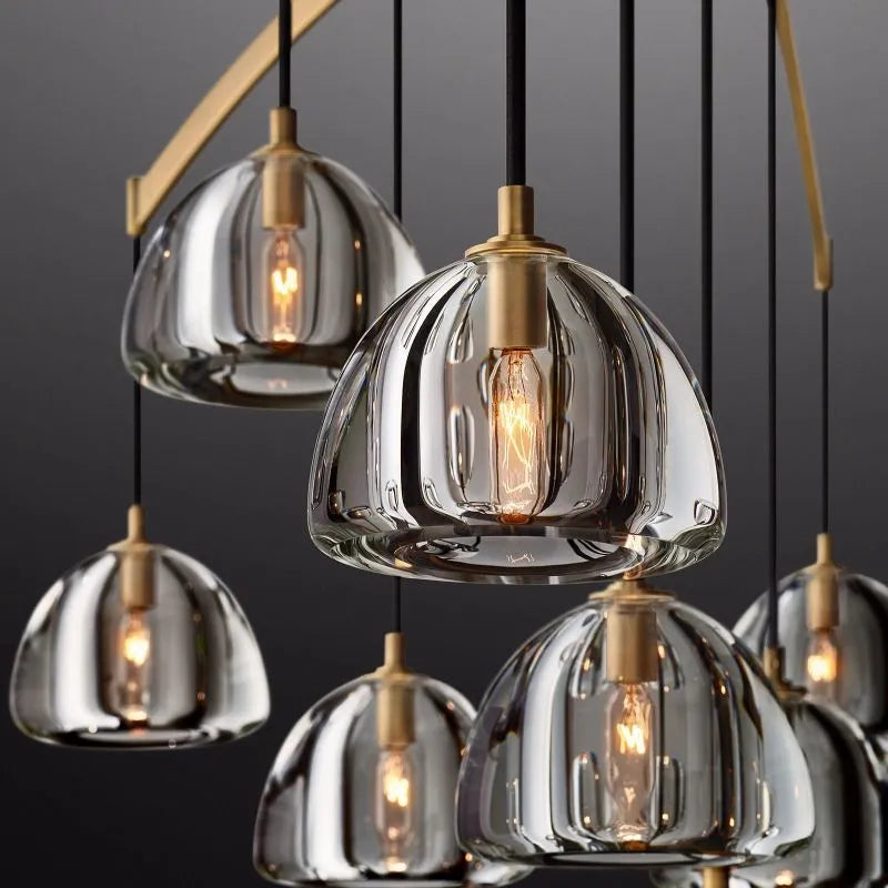 Hemisphere Round Chandelier 48"