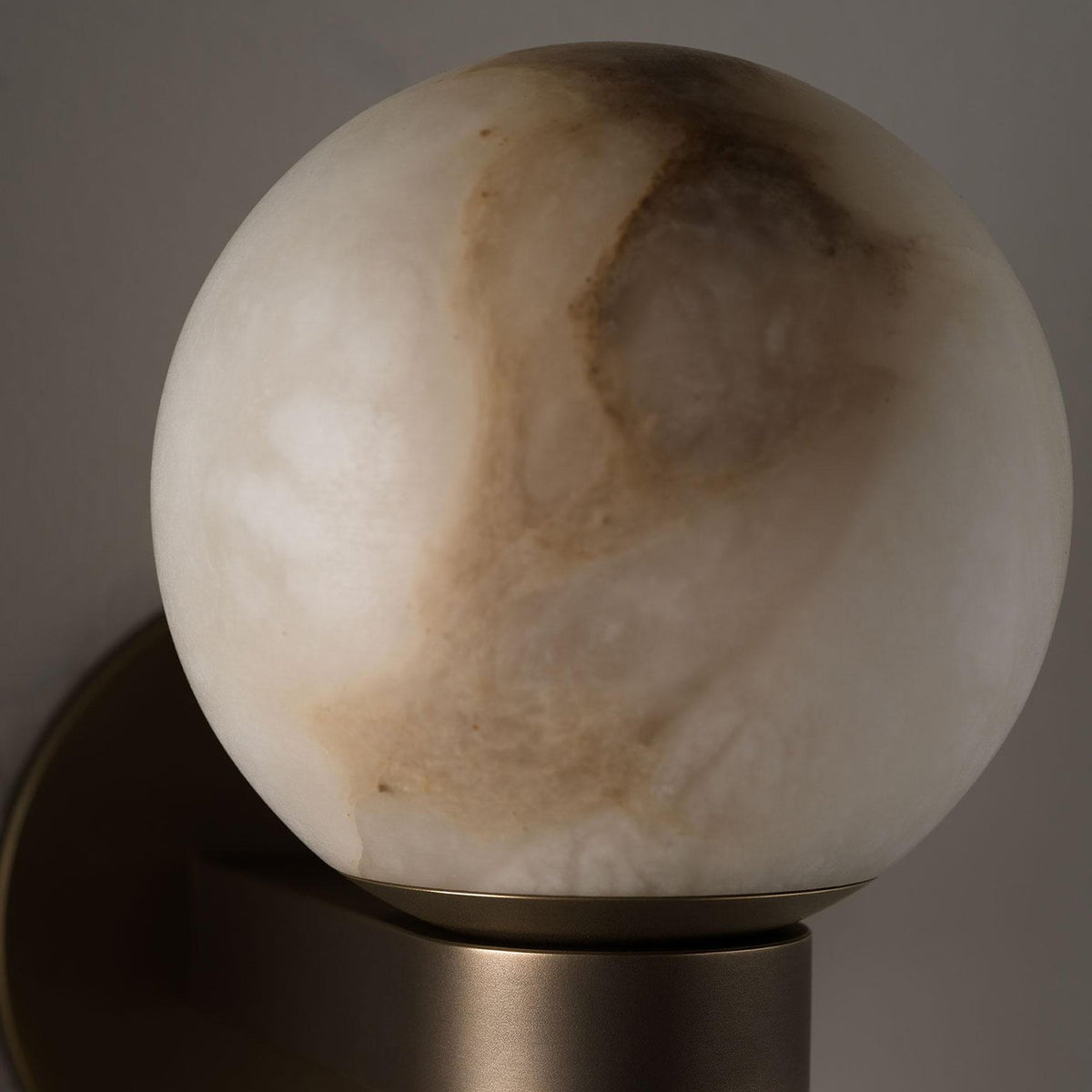 Dually Natural Stone Wall Sconce