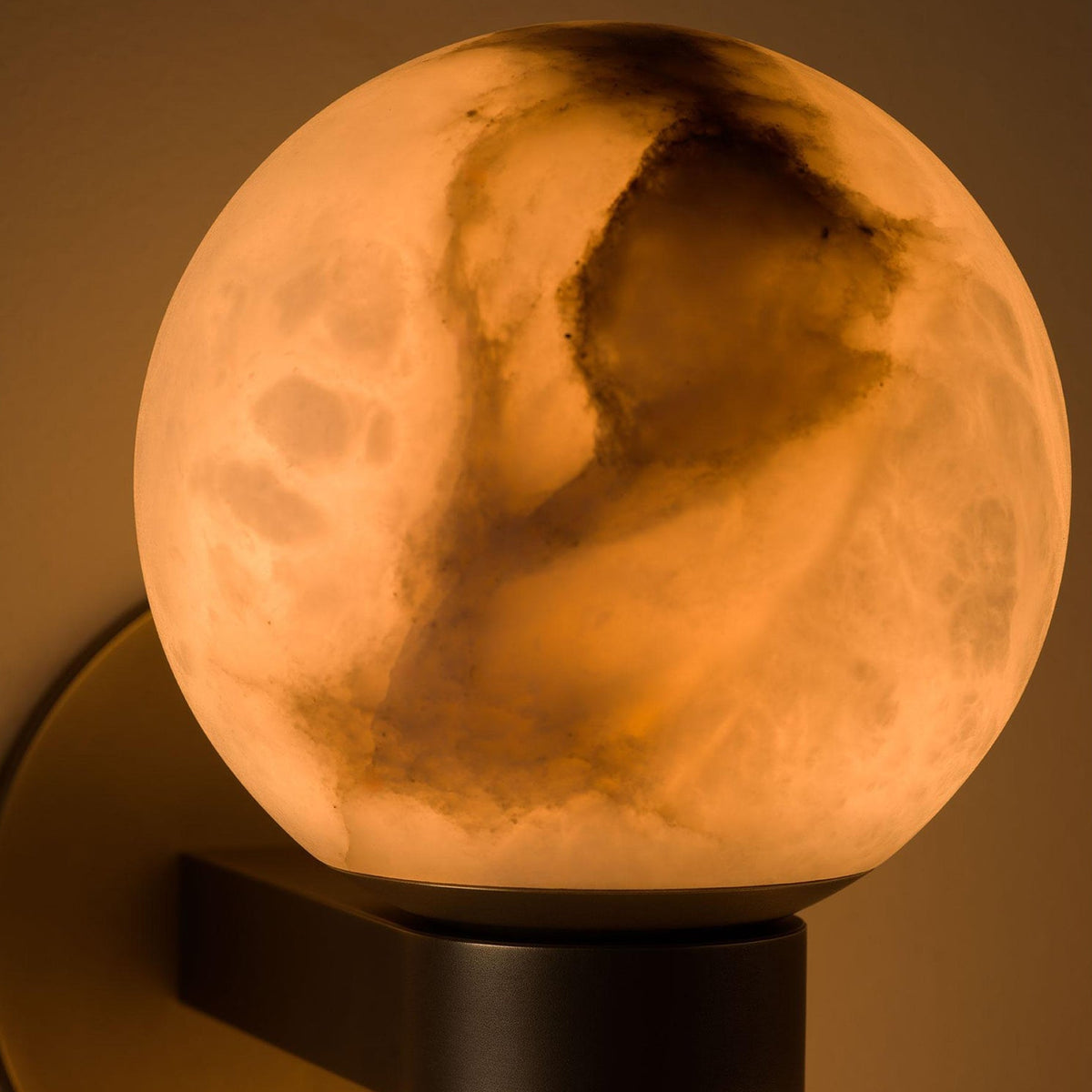 Dually Natural Stone Wall Sconce