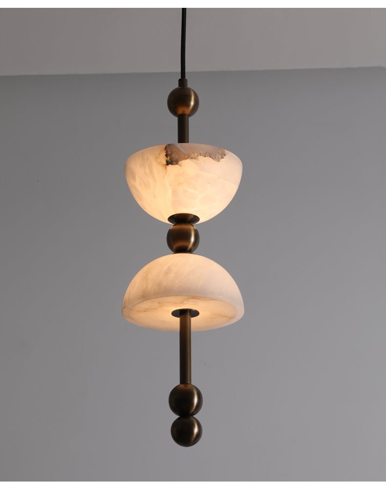 Duo Alabaster Pendant Lamp
