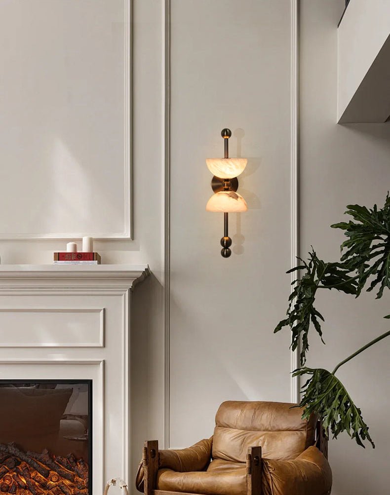 Duo Alabaster Wall Lamp