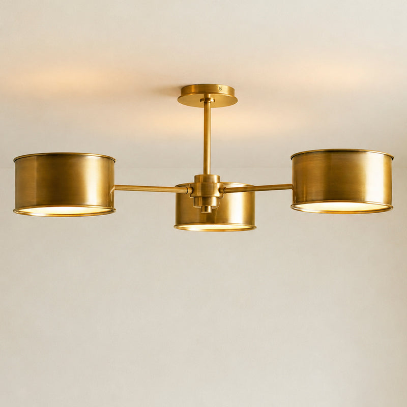 Tambour Metal Flush Mount
