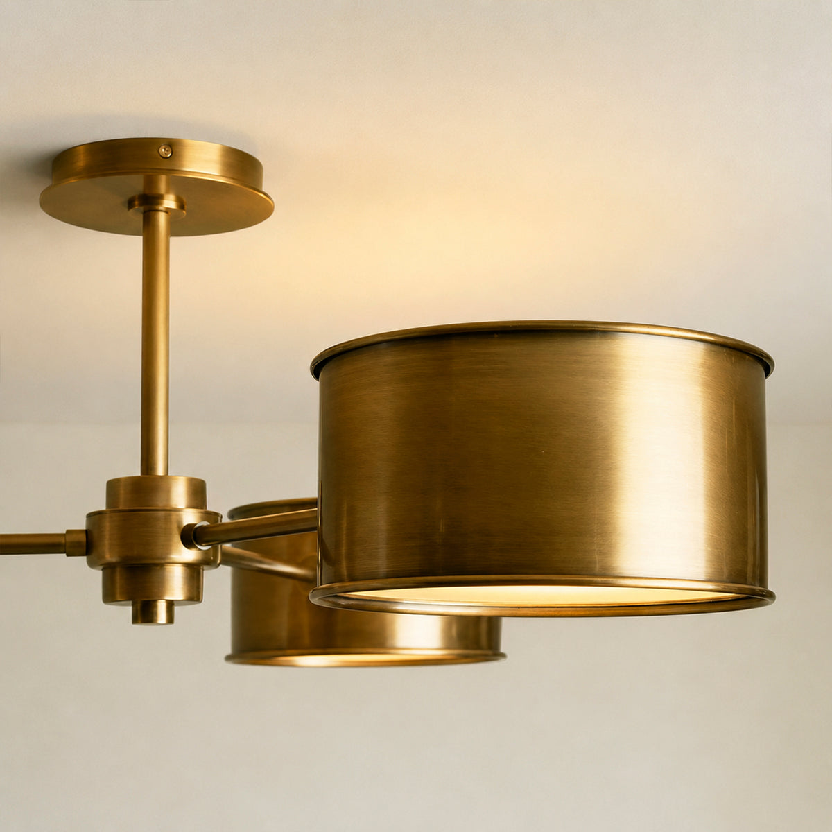 Tambour Metal Flush Mount