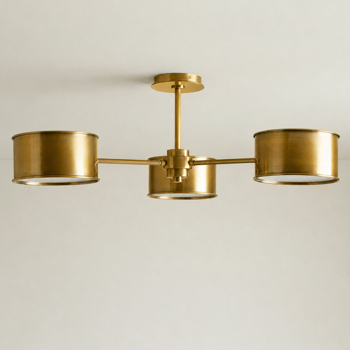 Tambour Metal Flush Mount