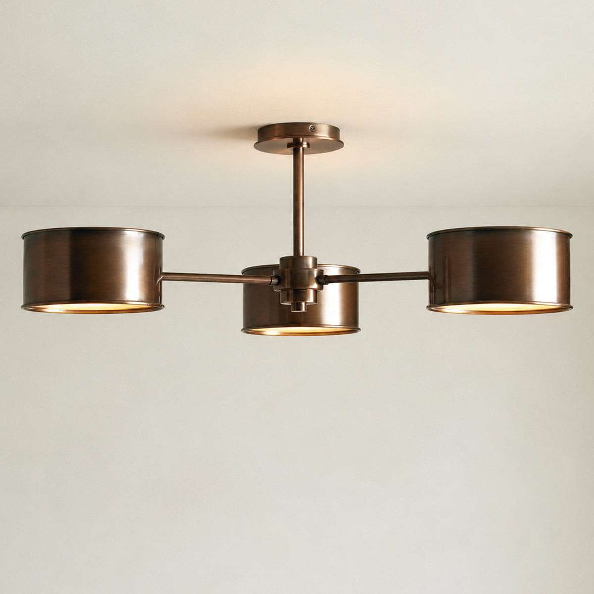 Tambour Metal Flush Mount
