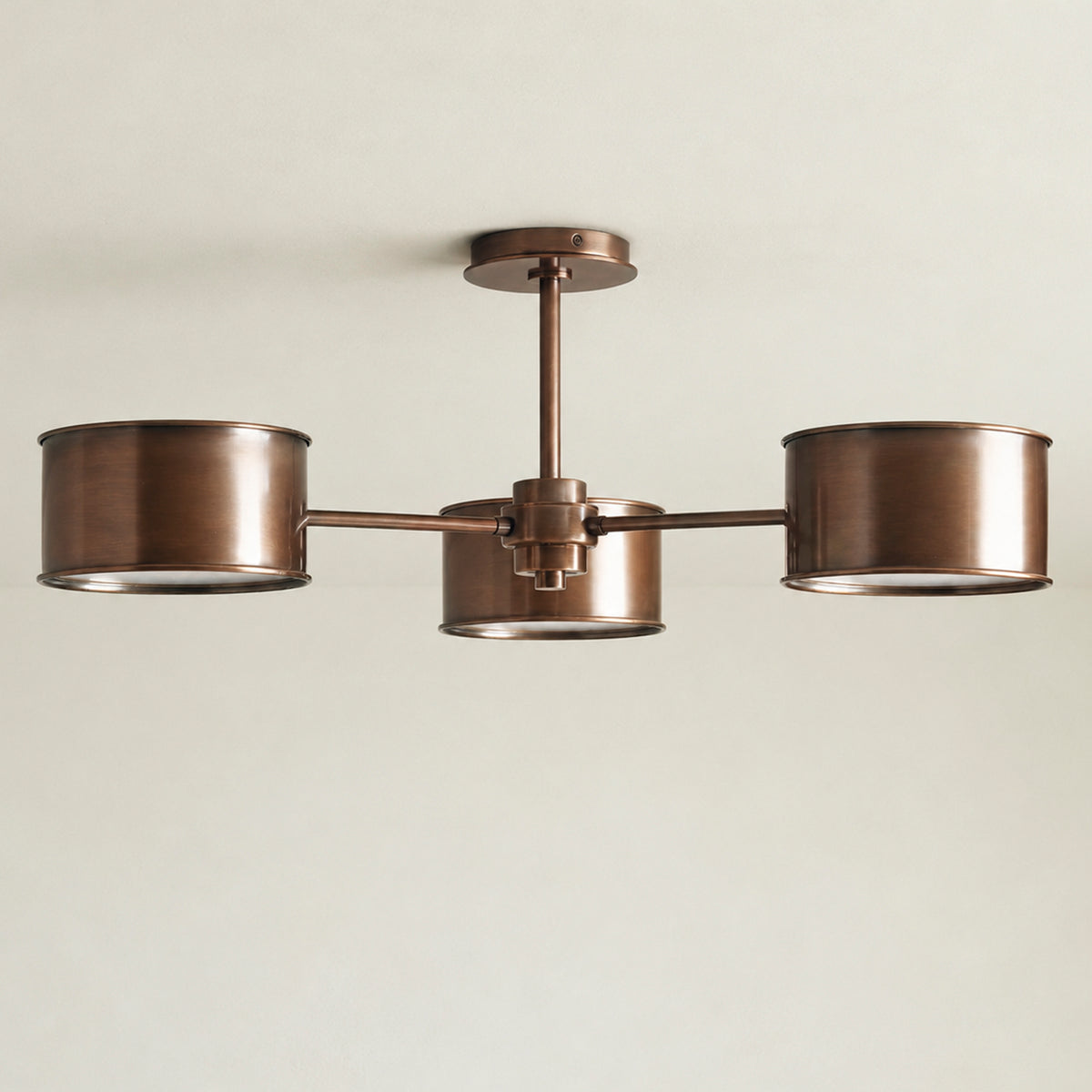 Tambour Metal Flush Mount