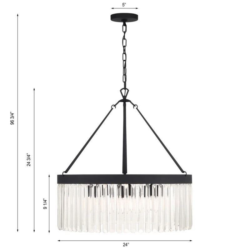 Guyton 8 Light Chandelier