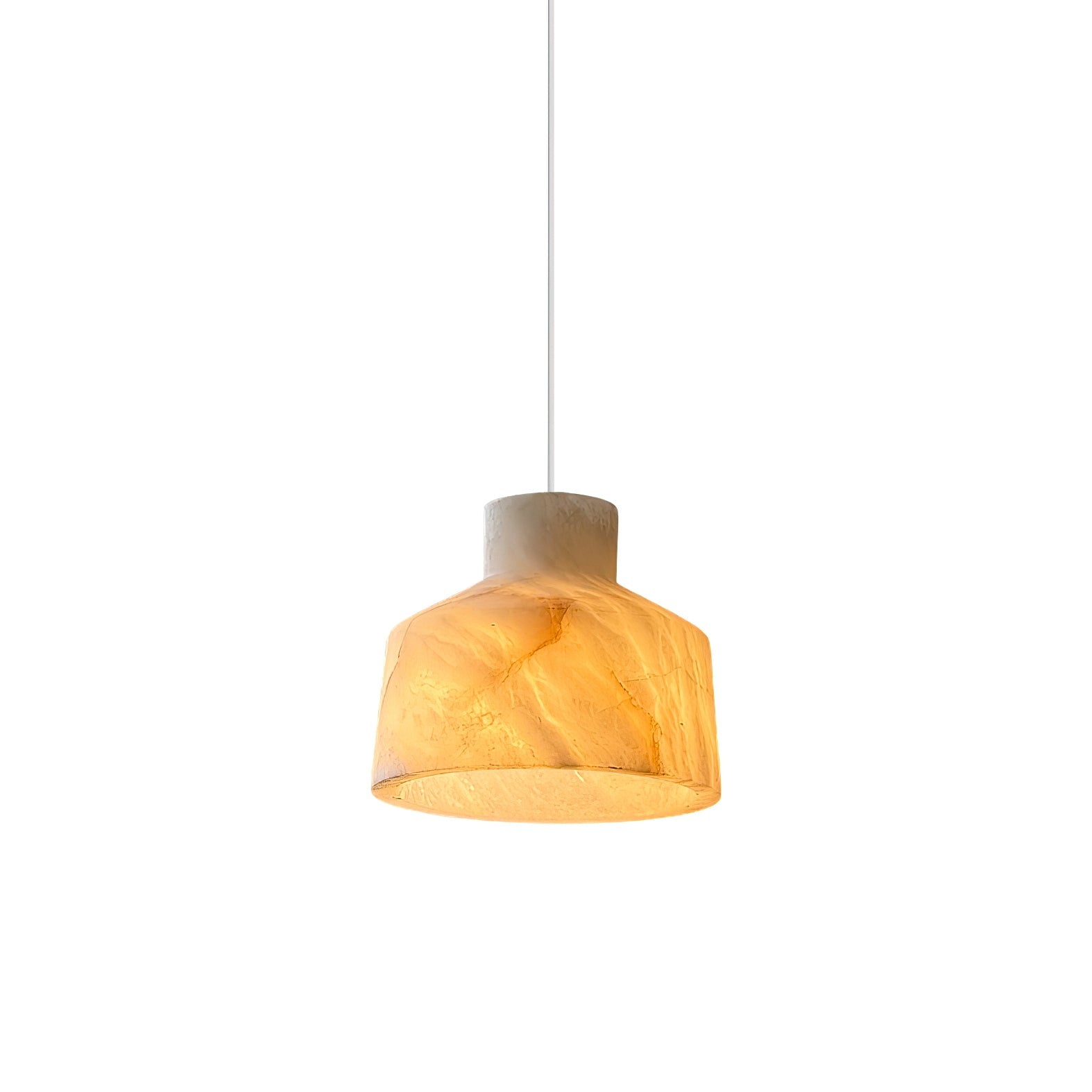 Etruscan Alabaster Pendant Lamp