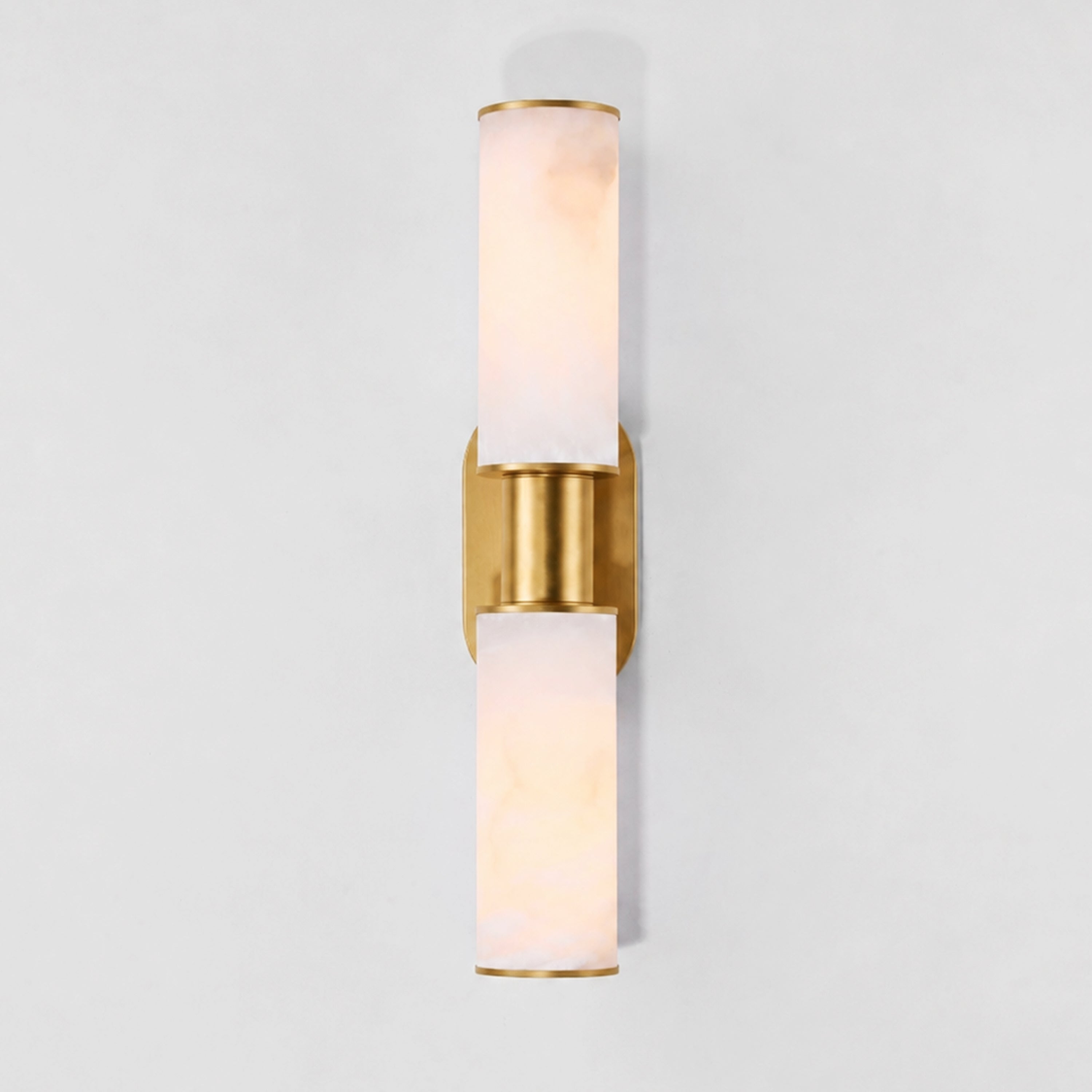 Aylan Double Sconce in Alabaster